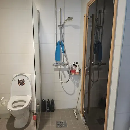 Kolmio,sauna,parkkihalli,messukeskus Haermaelaen Ranta * טמפרה
